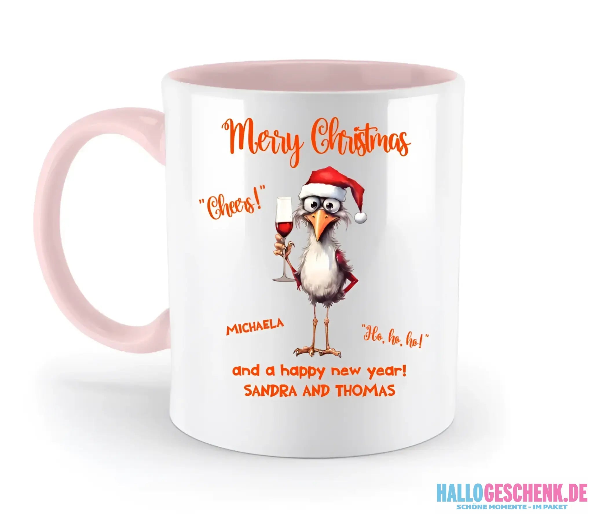 8in1-Kollektion: X-MAS Drink Ducks + Wunschtext • 6 lustige Enten-Motive zur Auswahl • personalisiert • diverse Artikel