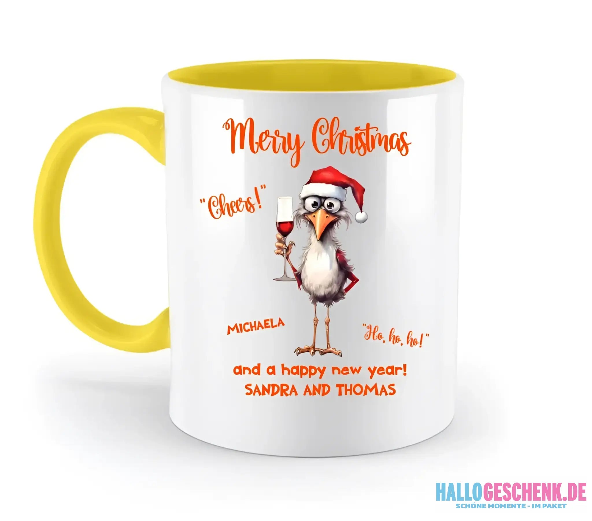 8in1-Kollektion: X-MAS Drink Ducks + Wunschtext • 6 lustige Enten-Motive zur Auswahl • personalisiert • diverse Artikel