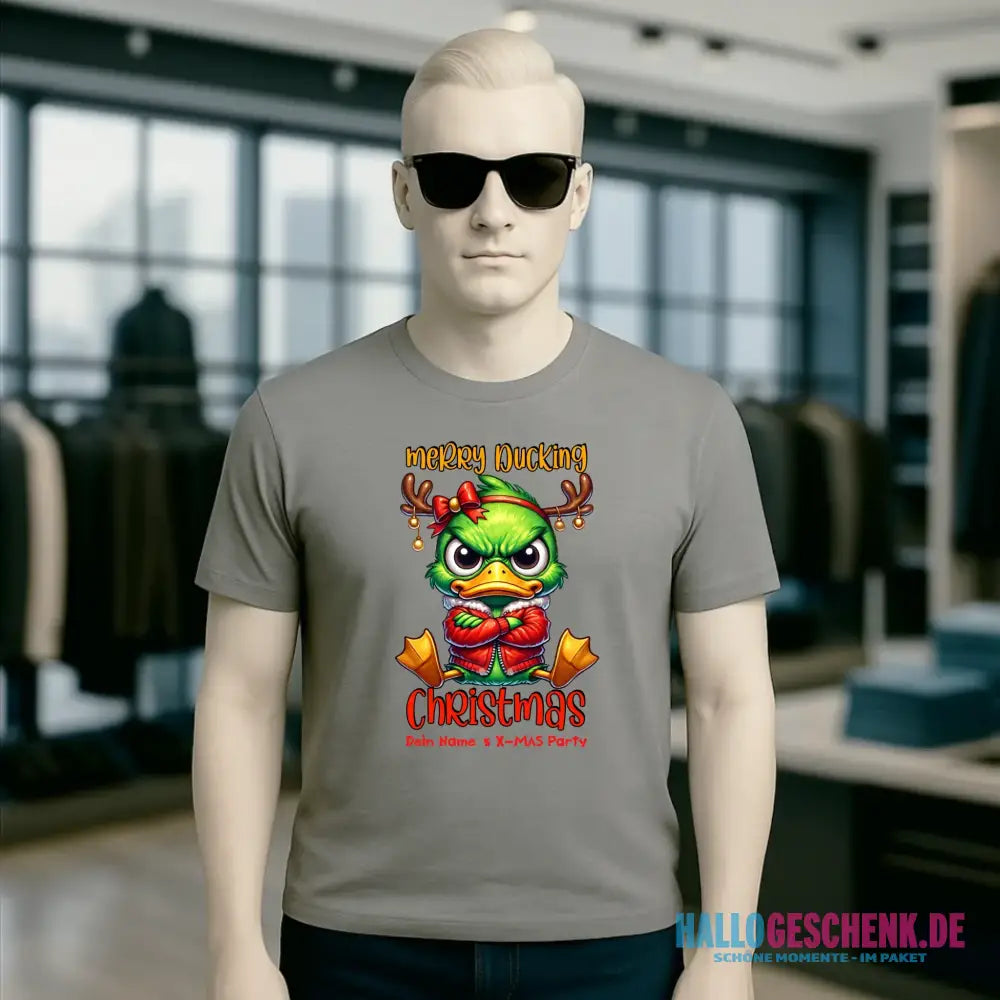 8in1-Kollektion: X-MAS Grinchmas Ducks + Wunschtext • 15 Enten-Motive zur Auswahl • personalisiert • diverse Artikel