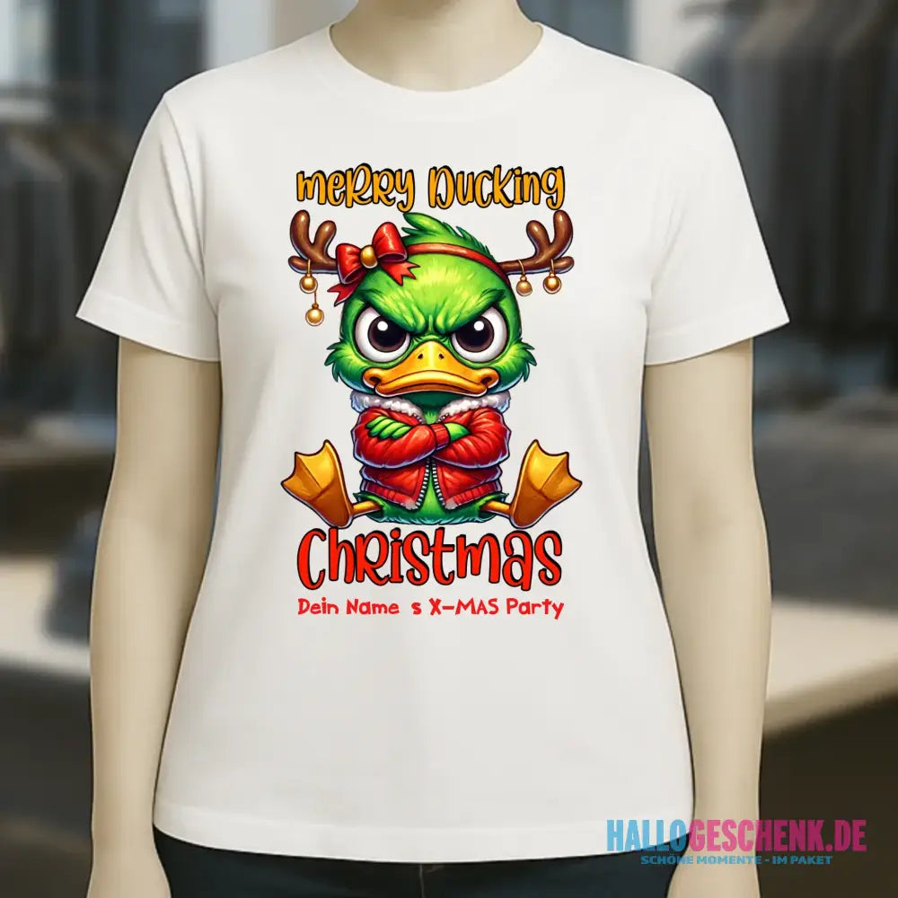 8in1-Kollektion: X-MAS Grinchmas Ducks + Wunschtext • 15 Enten-Motive zur Auswahl • personalisiert • diverse Artikel