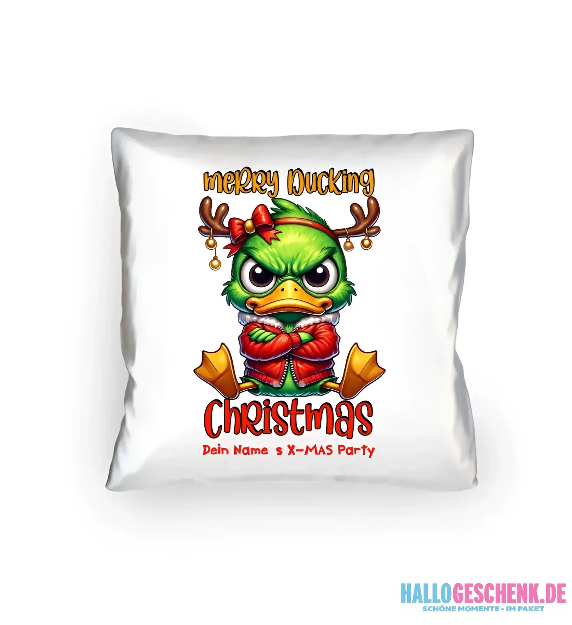8in1-Kollektion: X-MAS Grinchmas Ducks + Wunschtext • 15 Enten-Motive zur Auswahl • personalisiert • diverse Artikel