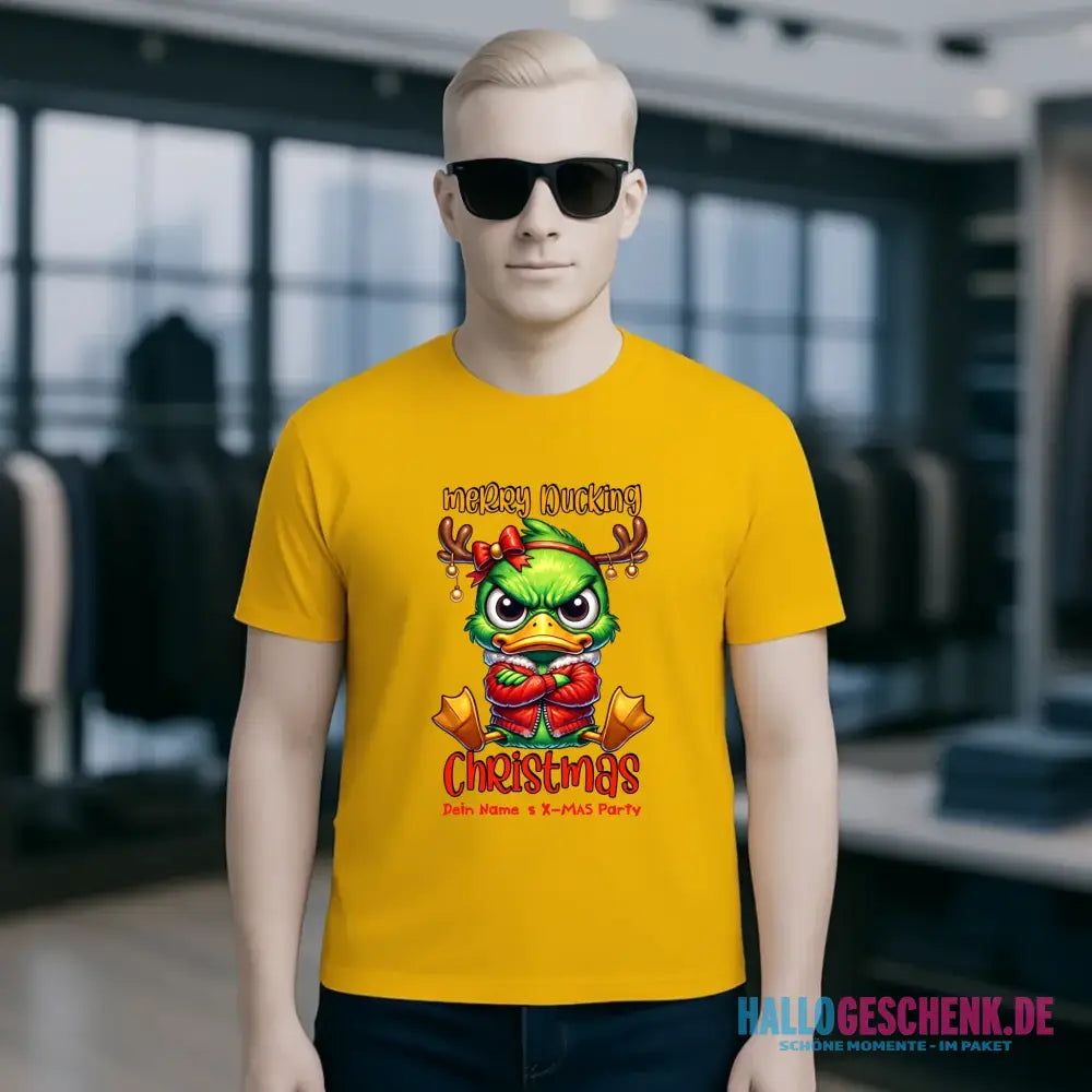 8in1-Kollektion: X-MAS Grinchmas Ducks + Wunschtext • 15 Enten-Motive zur Auswahl • personalisiert • diverse Artikel