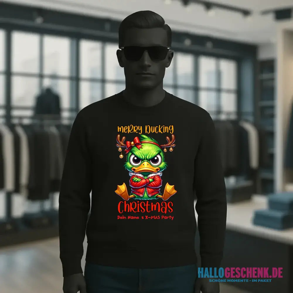 8in1-Kollektion: X-MAS Grinchmas Ducks + Wunschtext • 15 Enten-Motive zur Auswahl • personalisiert • diverse Artikel