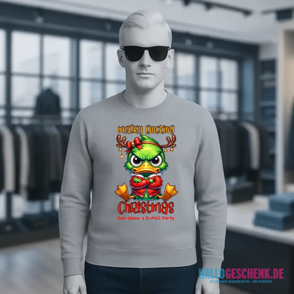 8in1-Kollektion: X-MAS Grinchmas Ducks + Wunschtext • 15 Enten-Motive zur Auswahl • personalisiert • diverse Artikel
