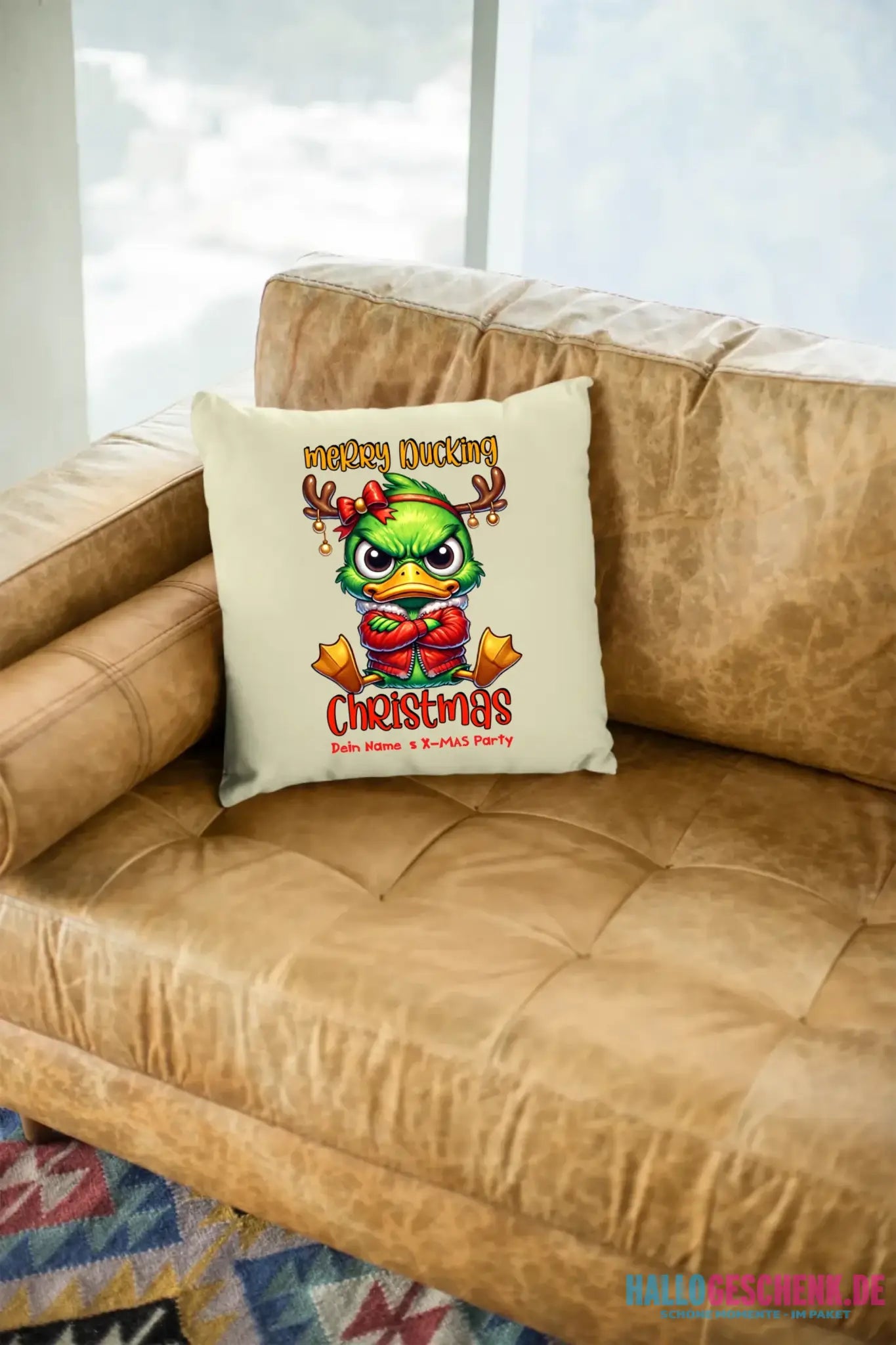 8in1-Kollektion: X-MAS Grinchmas Ducks + Wunschtext • 15 Enten-Motive zur Auswahl • personalisiert • diverse Artikel