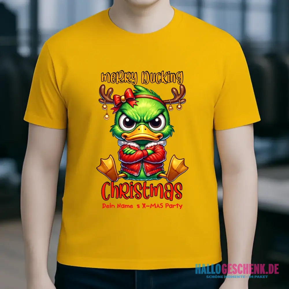 8in1-Kollektion: X-MAS Grinchmas Ducks + Wunschtext • 15 Enten-Motive zur Auswahl • personalisiert • diverse Artikel