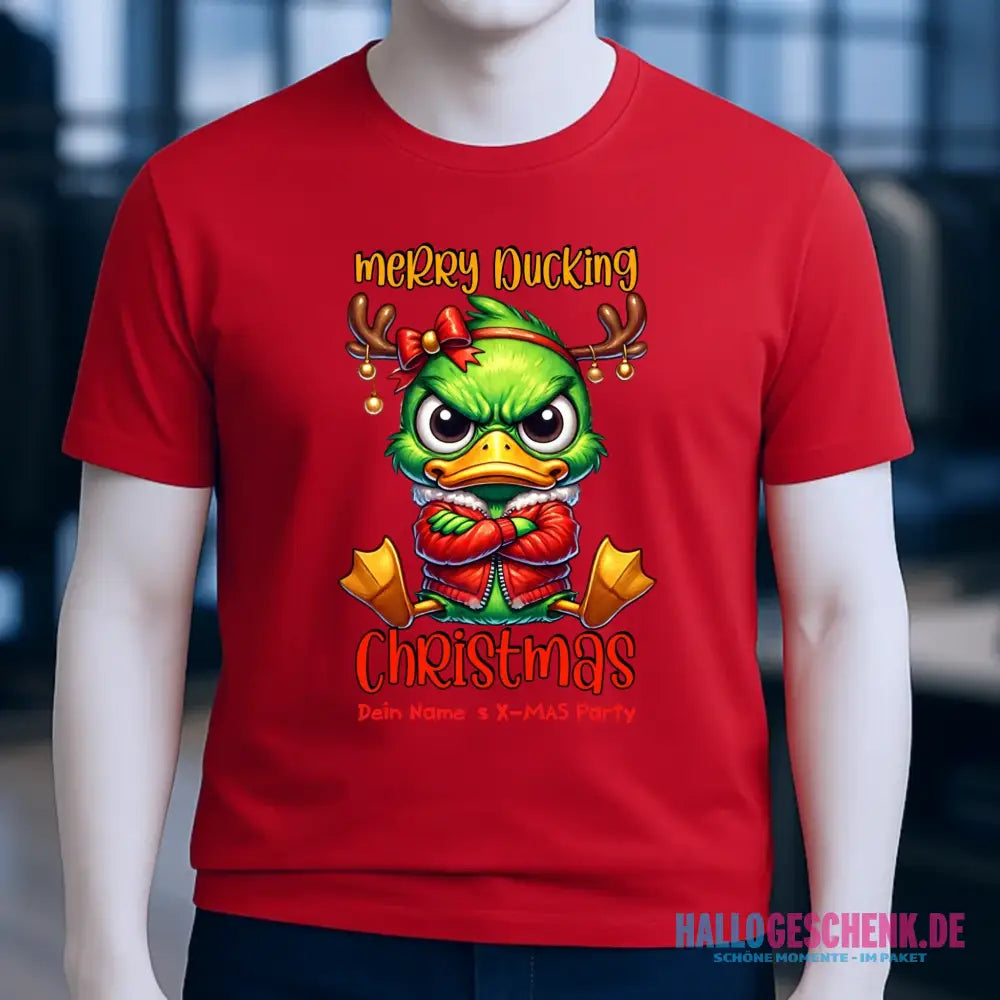 8in1-Kollektion: X-MAS Grinchmas Ducks + Wunschtext • 15 Enten-Motive zur Auswahl • personalisiert • diverse Artikel