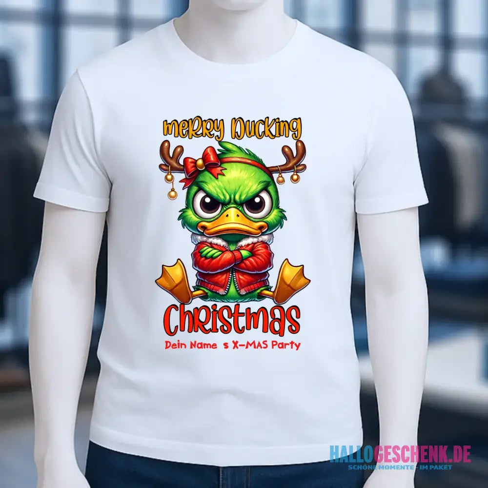 8in1-Kollektion: X-MAS Grinchmas Ducks + Wunschtext • 15 Enten-Motive zur Auswahl • personalisiert • diverse Artikel