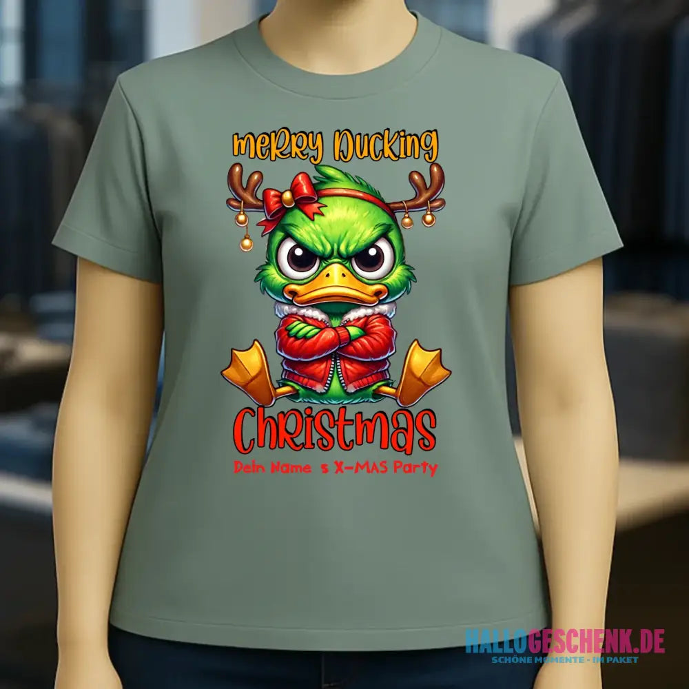 8in1-Kollektion: X-MAS Grinchmas Ducks + Wunschtext • 15 Enten-Motive zur Auswahl • personalisiert • diverse Artikel