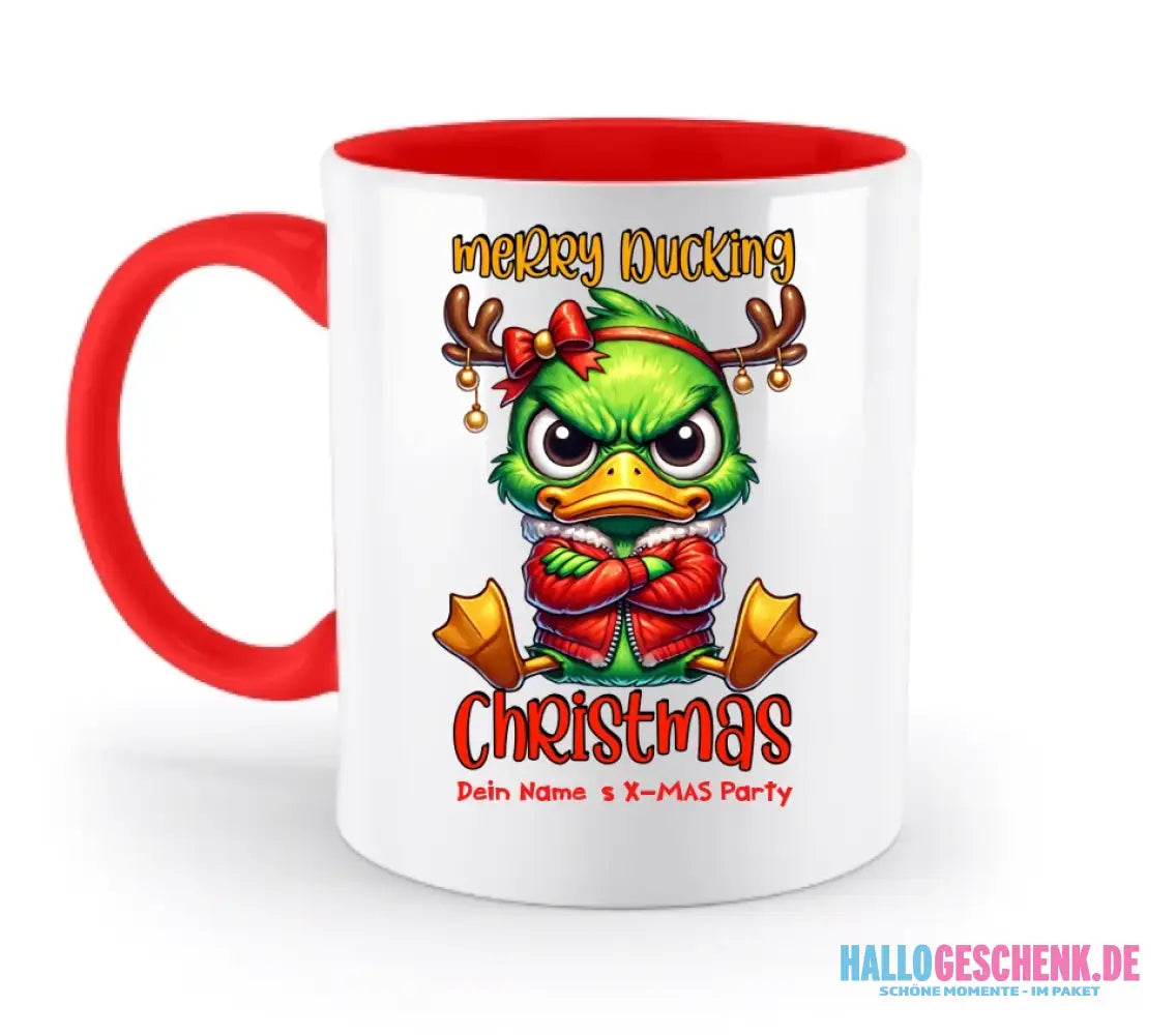 8in1-Kollektion: X-MAS Grinchmas Ducks + Wunschtext • 15 Enten-Motive zur Auswahl • personalisiert • diverse Artikel