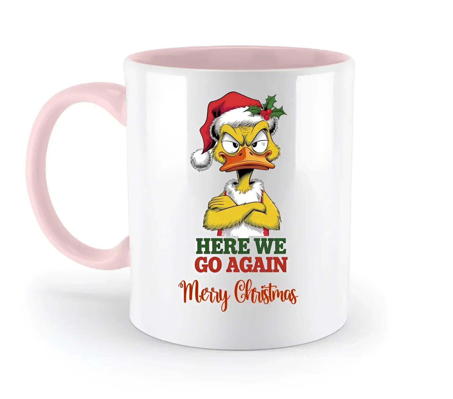 8in1-Kollektion: X-MAS Yellow Sarcastic Ducks + Wunschtext • 12 lustige Enten-Motive zur Auswahl • personalisiert