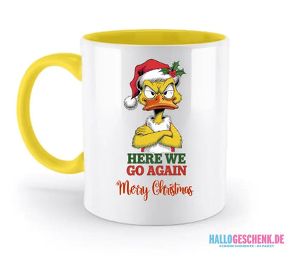 8in1-Kollektion: X-MAS Yellow Sarcastic Ducks + Wunschtext • 12 lustige Enten-Motive zur Auswahl • personalisiert