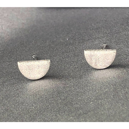 925 Sterling Silber Mini Ohrstecker "Halbmond" - OHR925-29