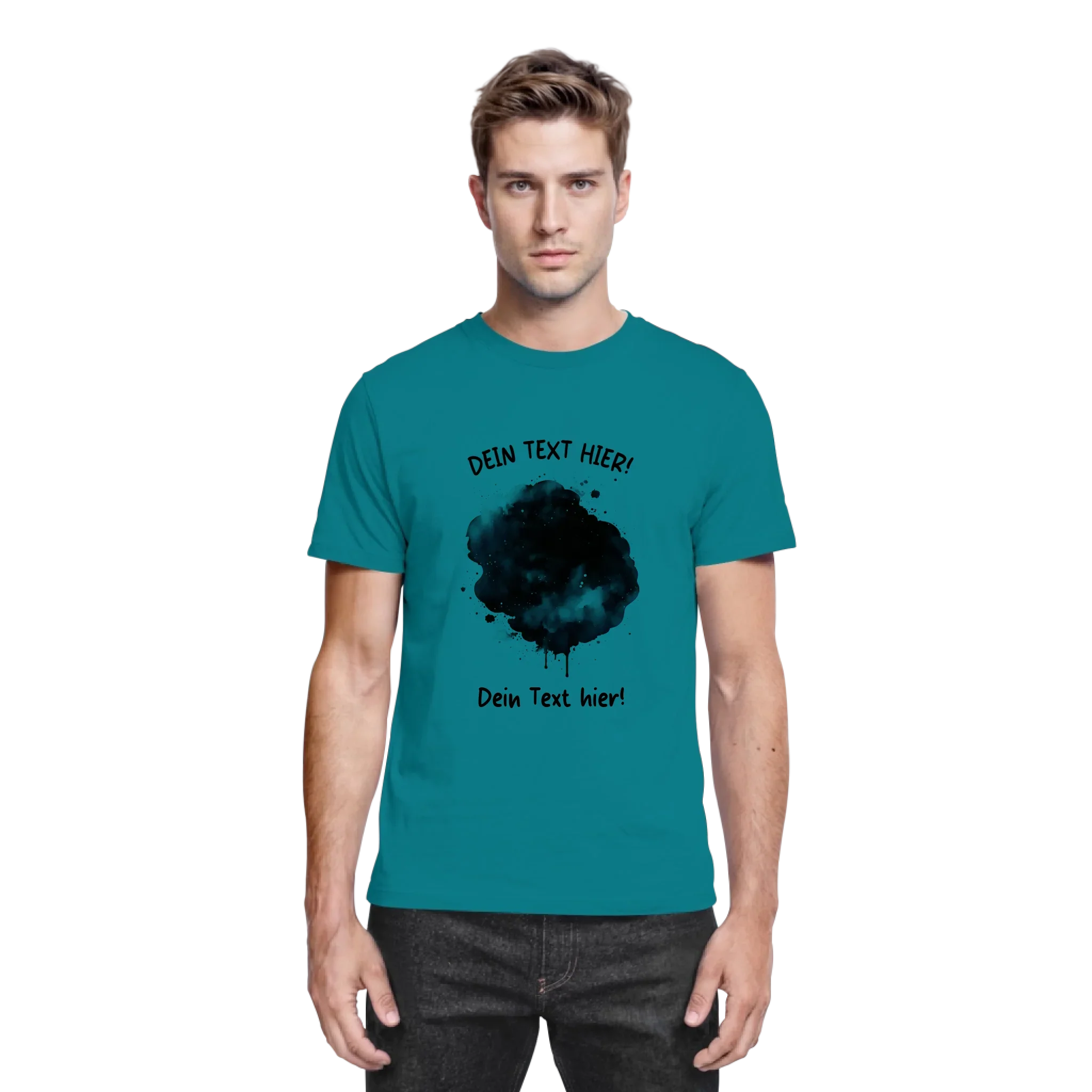 KI-Cartoon-Effekt Splash • mehrere Artikel • ’Statement-Collection’ • Wunschtext • Mein Fotomotiv - personalisierbare