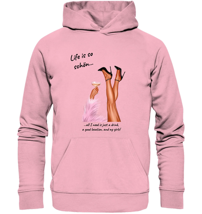 Ladies: Party-Beine • mehrere Artikel • ’Statement-Collection’ • Wunschtext • personalisierte Figuren - Unisex Hoodie
