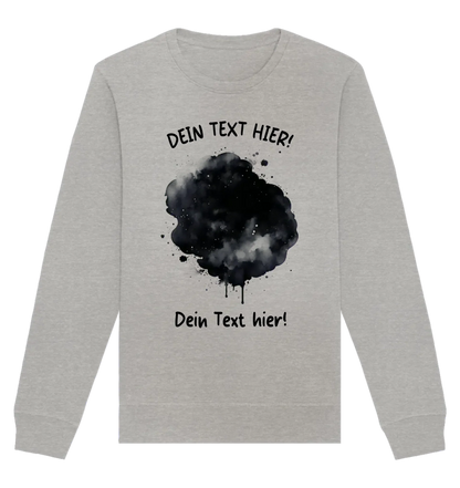KI-Cartoon-Effekt Splash • mehrere Artikel • ’Statement-Collection’ • Wunschtext • Mein Fotomotiv - Unisex Sweatshirt