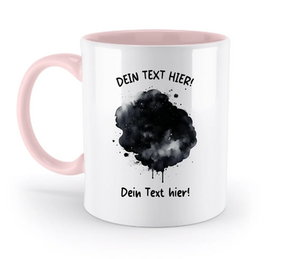 KI-Cartoon-Effekt Splash • mehrere Artikel • ’Statement-Collection’ • Wunschtext • Mein Fotomotiv - Tassen