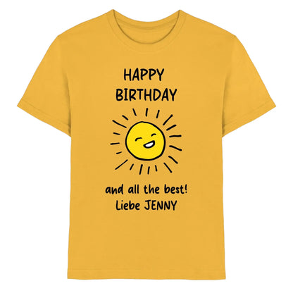 Geburtstag Motiv 2 • mehrere Artikel • ’Statement-Collection’ • Wunschtext • Mein - Premium Kinder T-Shirt / Gold