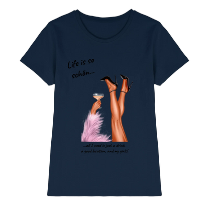 Ladies: Party-Beine • mehrere Artikel • ’Statement-Collection’ • Wunschtext • personalisierte Figuren - Premium Damen