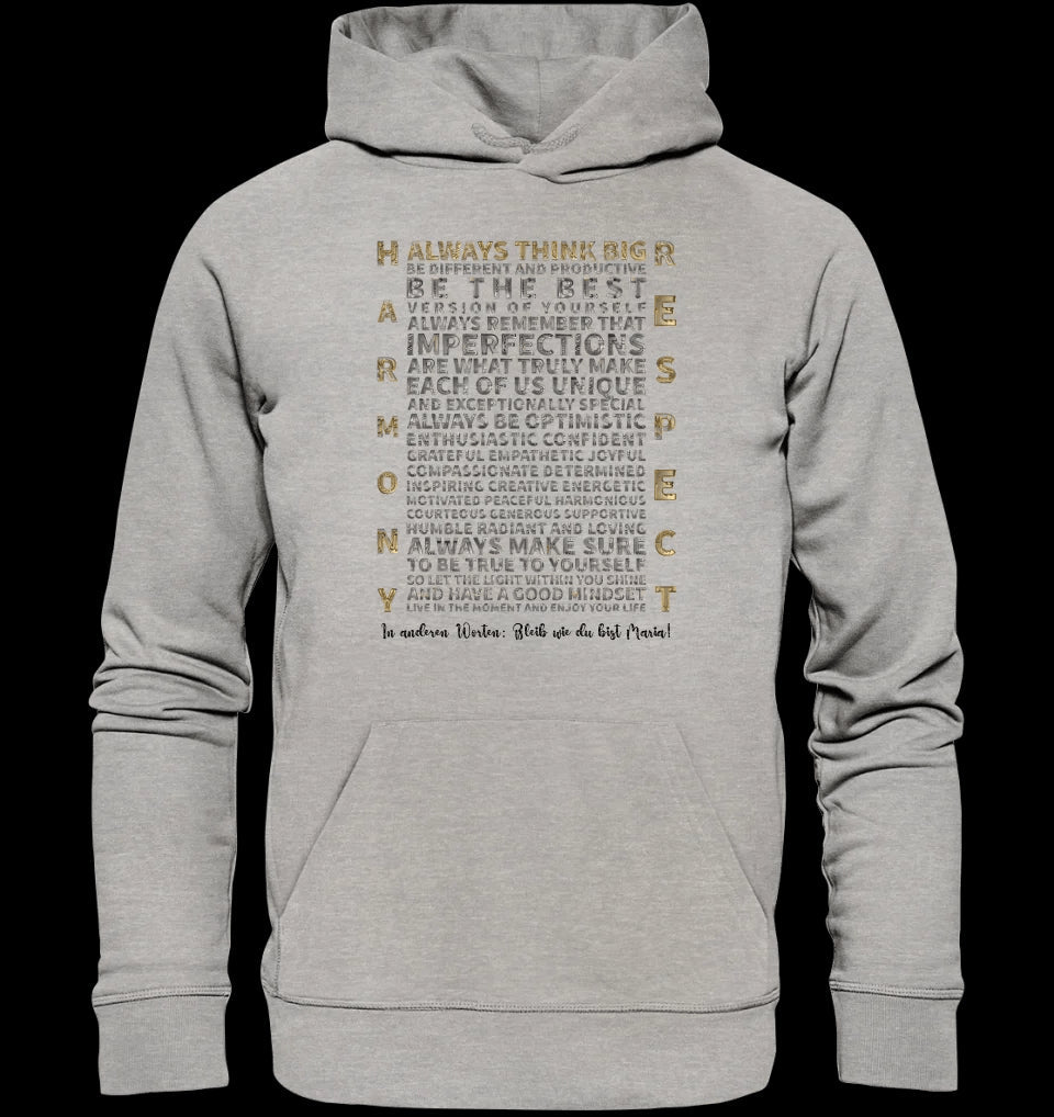 Always inspire • Unisex Premium Hoodie XS-5XL aus Bio-Baumwolle für Damen & Herren • Exklusivdesign • personalisiert