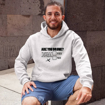 Are you drunk? • Passe den Text an • Unisex Premium Hoodie XS-5XL aus Bio-Baumwolle für Damen & Herren • Exklusivdesign • personalisiert