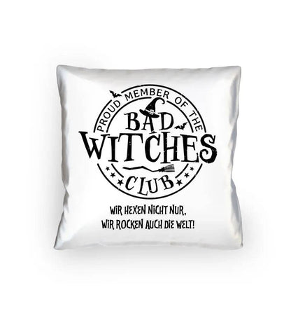 BAD WITCHES CLUB + Text • Halloween • Kissen 40x40 cm • personalisiert