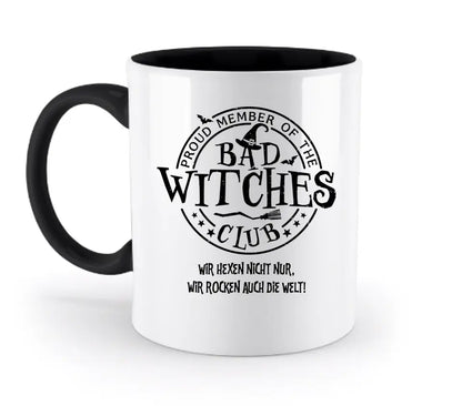 BAD WITCHES CLUB + Text • Halloween • zweifarbige Tasse • Exklusivdesign • personalisiert