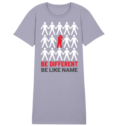 Be different• Ladies Premium T-Shirt Kleid aus Bio-Baumwolle S-2XL • Exklusivdesign • personalisiert