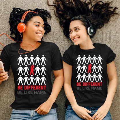 Be different • Ladies Premium T-Shirt XS-2XL aus Bio-Baumwolle für Damen • Exklusivdesign • personalisiert