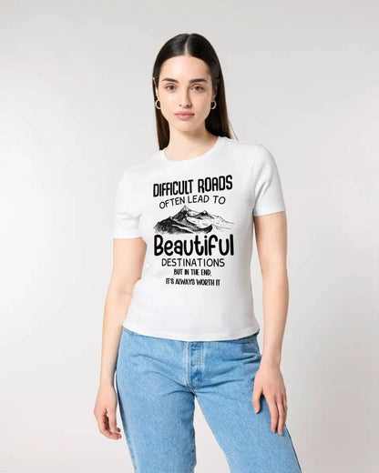 Beautiful destinations • Ladies Premium T-Shirt XS-2XL aus Bio-Baumwolle für Damen • Exklusivdesign • personalisiert