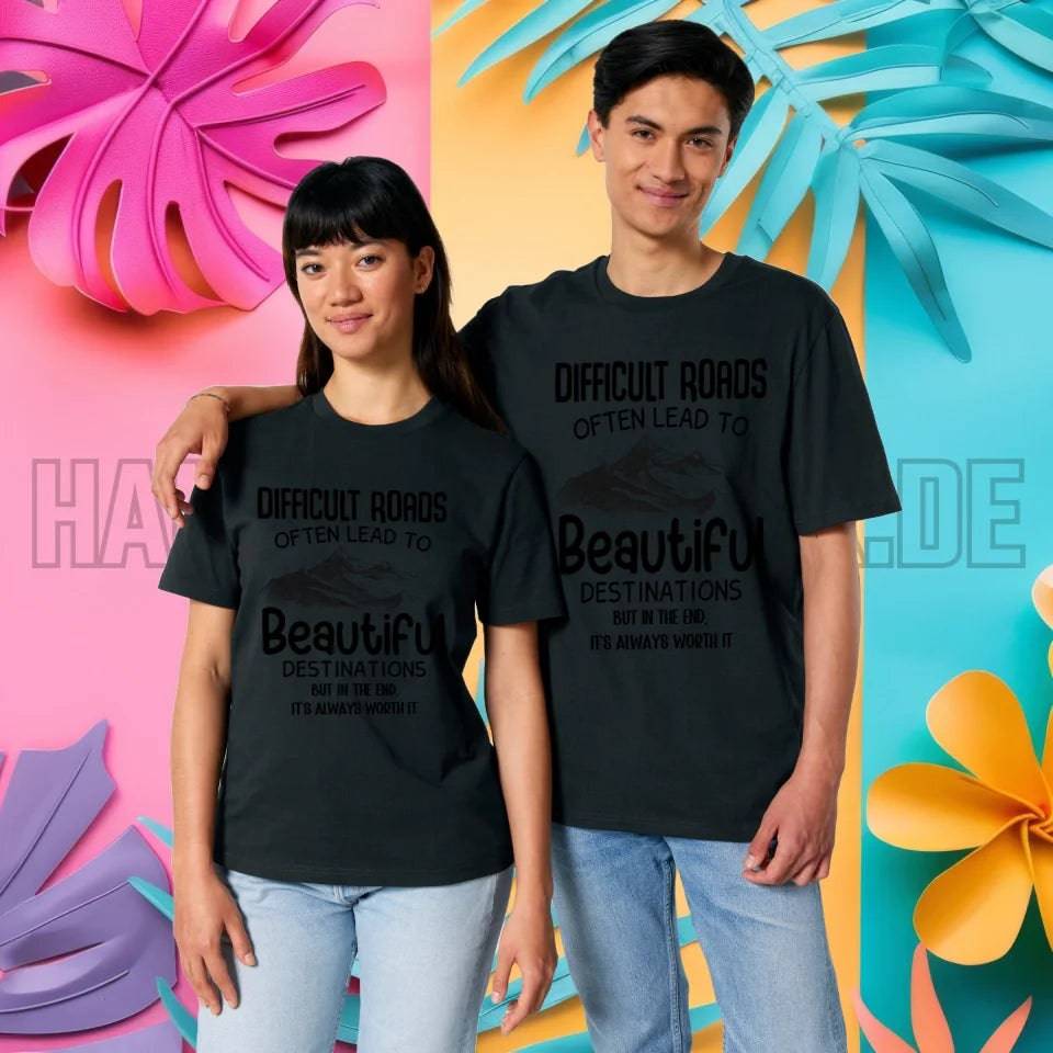 Beautiful destinations • Unisex Premium T-Shirt XS-5XL aus Bio-Baumwolle für Damen & Herren • Exklusivdesign • personalisiert