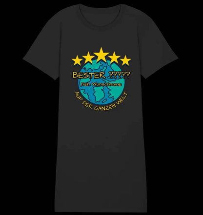 Best ??? Designer Beste Mama, Beste Oma, Legend, Epic uvm. - Ladies Premium T-Shirt Kleid aus Bio-Baumwolle S-2XL