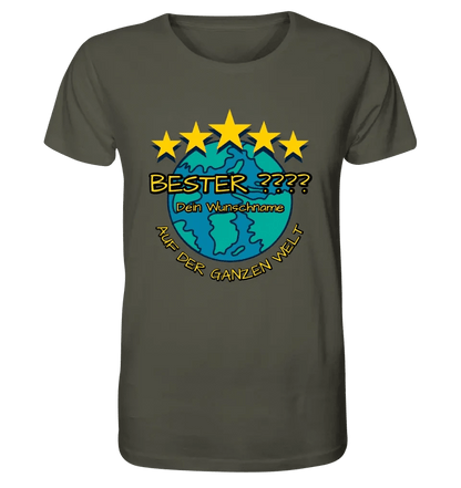 Best ??? Designer Beste Mama, Bester Papa, Traumfrau, Chef-Mechaniker uvm. - Unisex Premium T-Shirt XS-5XL aus Bio-Baumwolle