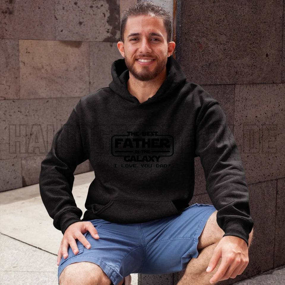 Best Father in the Galaxy • Unisex Premium Hoodie XS-5XL aus Bio-Baumwolle für Damen & Herren • Exklusivdesign • personalisiert