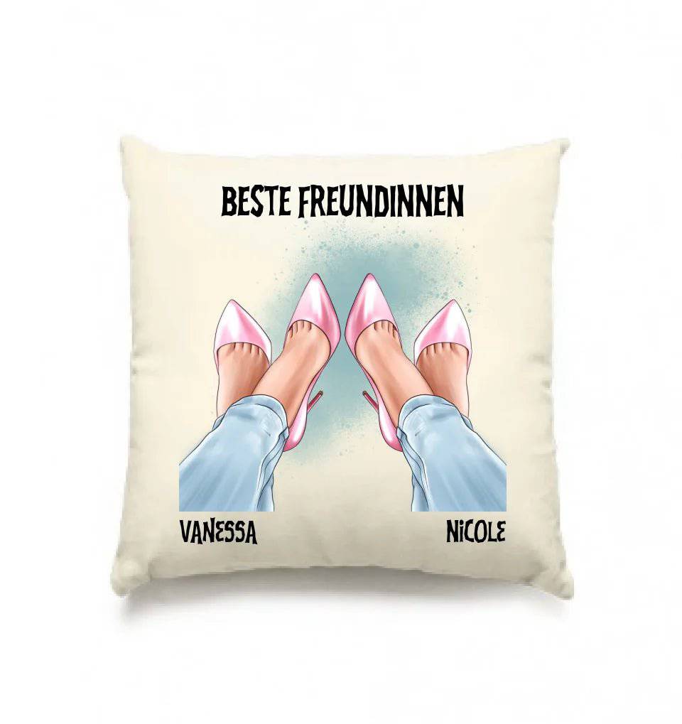 Beste Freundinnen Beine • Kissen 40x40 cm • personalisiert