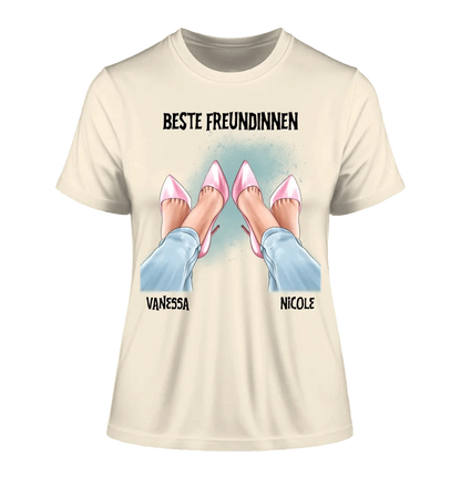 Beste Freundinnen Beine • Ladies Premium T-Shirt XS-2XL aus Bio-Baumwolle für Damen • Exklusivdesign • personalisiert