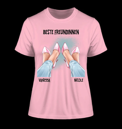 Beste Freundinnen Beine • Ladies Premium T-Shirt XS-2XL aus Bio-Baumwolle für Damen • Exklusivdesign • personalisiert