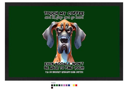 Coffee-Dog • Kaffee • Hund • Fußmatte • Exklusivdesign • personalisiert