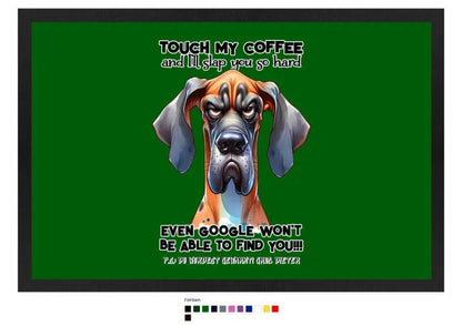 Coffee-Dog • Kaffee • Hund • Fußmatte • Exklusivdesign • personalisiert