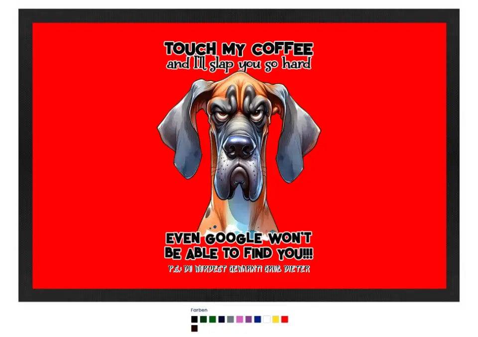 Coffee-Dog • Kaffee • Hund • Fußmatte • Exklusivdesign • personalisiert