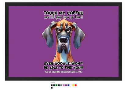 Coffee-Dog • Kaffee • Hund • Fußmatte • Exklusivdesign • personalisiert