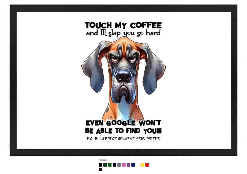 Coffee-Dog • Kaffee • Hund • Fußmatte • Exklusivdesign • personalisiert