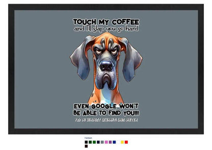 Coffee-Dog • Kaffee • Hund • Fußmatte • Exklusivdesign • personalisiert