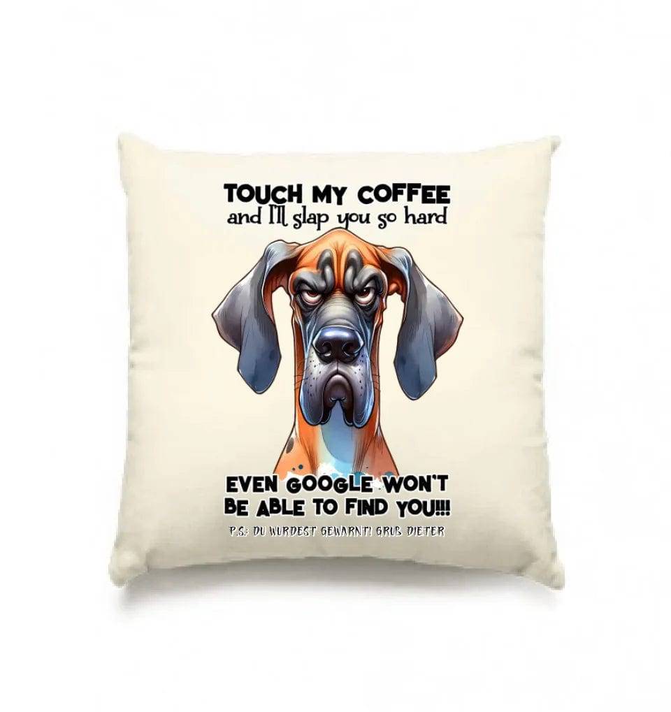 Coffee-Dog • Kaffee • Hund • Kissen 40x40 cm • Exklusivdesign • personalisiert