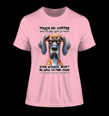 Coffee-Dog • Kaffee • Hund • Ladies Premium T-Shirt XS-2XL aus Bio-Baumwolle für Damen • Exklusivdesign • personalisiert