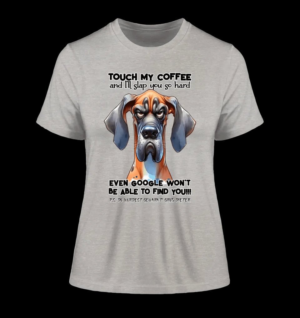 Coffee-Dog • Kaffee • Hund • Ladies Premium T-Shirt XS-2XL aus Bio-Baumwolle für Damen • Exklusivdesign • personalisiert