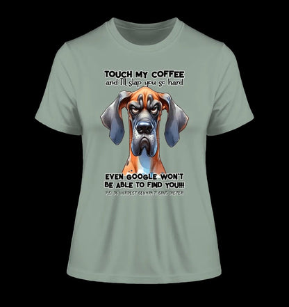 Coffee-Dog • Kaffee • Hund • Ladies Premium T-Shirt XS-2XL aus Bio-Baumwolle für Damen • Exklusivdesign • personalisiert