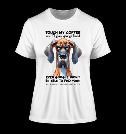 Coffee-Dog • Kaffee • Hund • Ladies Premium T-Shirt XS-2XL aus Bio-Baumwolle für Damen • Exklusivdesign • personalisiert