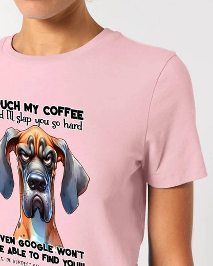 Coffee-Dog • Kaffee • Hund • Ladies Premium T-Shirt XS-2XL aus Bio-Baumwolle für Damen • Exklusivdesign • personalisiert