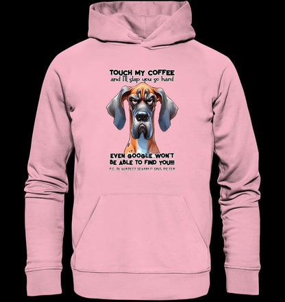 Coffee-Dog • Kaffee • Hund • Unisex Premium Hoodie XS-5XL aus Bio-Baumwolle für Damen & Herren • Exklusivdesign • personalisiert